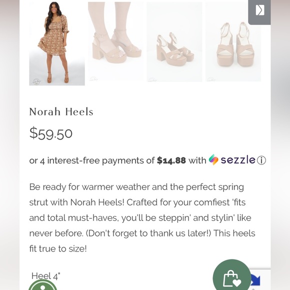 Norah brown heels - Picture 3 of 8